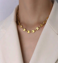 Load image into Gallery viewer, Coffee Bean Link Necklace