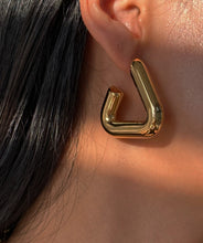 Load image into Gallery viewer, Triangle Hoop Earrings