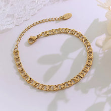 Load image into Gallery viewer, Vintage Link Chain Bracelet