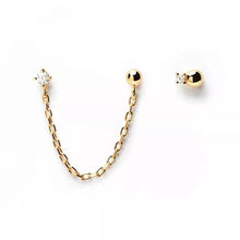 Load image into Gallery viewer, Classic Chain Stud Earrings Set