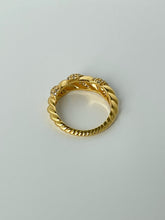Load image into Gallery viewer, Crystal Croissant Ring