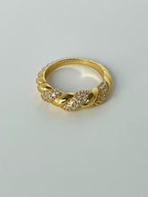 Load image into Gallery viewer, Crystal Croissant Ring