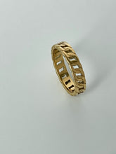 Load image into Gallery viewer, Cuban Etched Ring