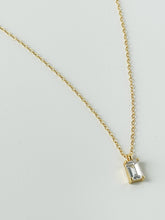 Load image into Gallery viewer, Mini Emerald Cut Pendant
