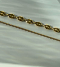 Load image into Gallery viewer, Coffee Bean Link Bracelet
