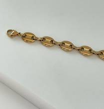 Load image into Gallery viewer, Coffee Bean Link Bracelet
