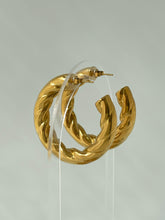 Load image into Gallery viewer, Camila Twisted Hoop Earrings
