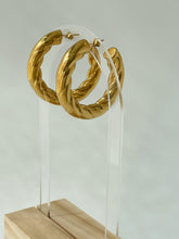 Load image into Gallery viewer, Camila Twisted Hoop Earrings
