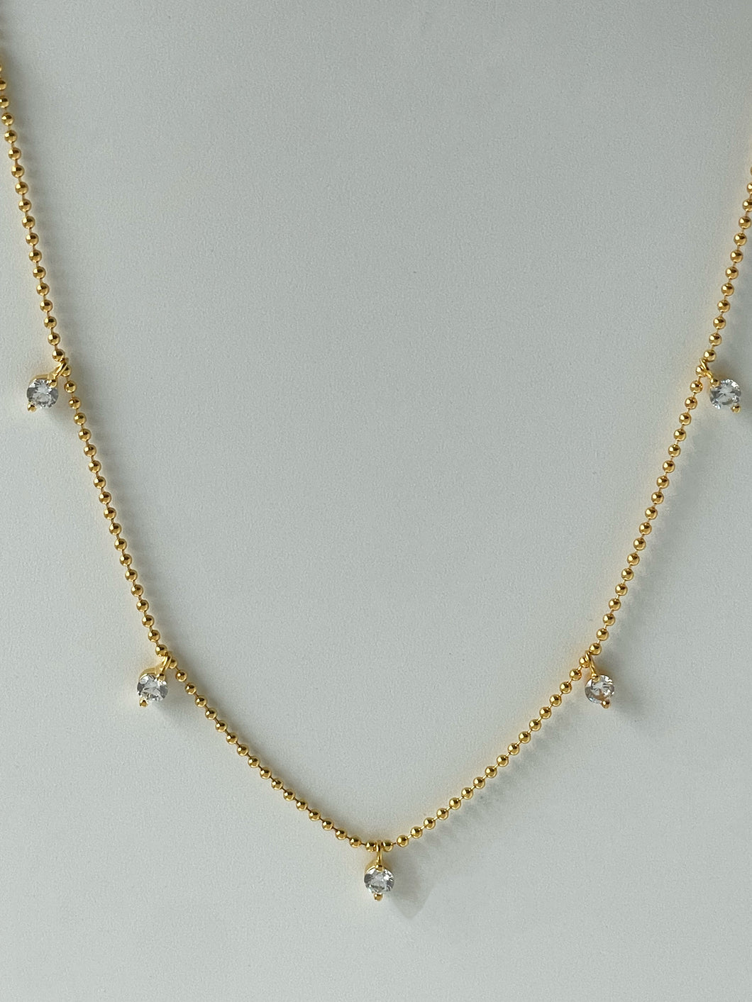 Reina Stone Chain Necklace