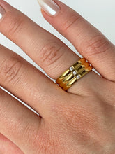 Load image into Gallery viewer, Tripoli Stacked Stone Ring
